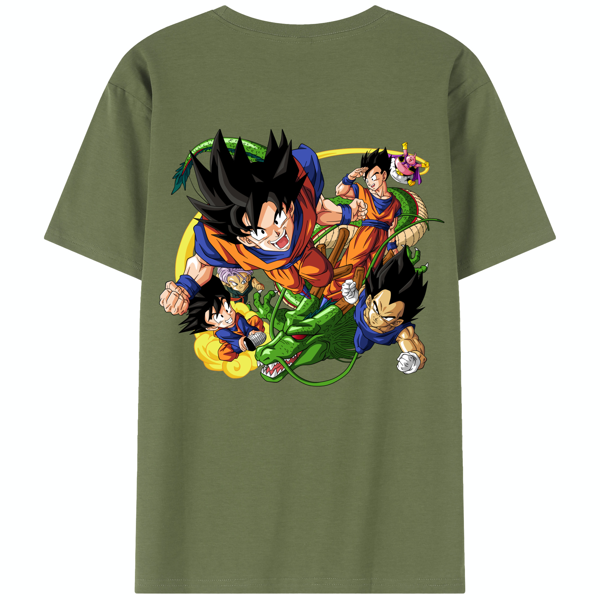 （画像用） ドラゴンボール DRAGON BALL 綿100％半袖Tシャツ（背面プリント）